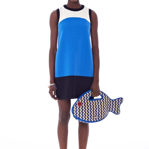 Kate Spade Sleeveless Maysie Color Block Dress
